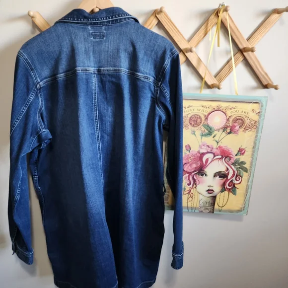 Duluth Trading Co Light Blue Denim Fabric - Picture 3 of 5